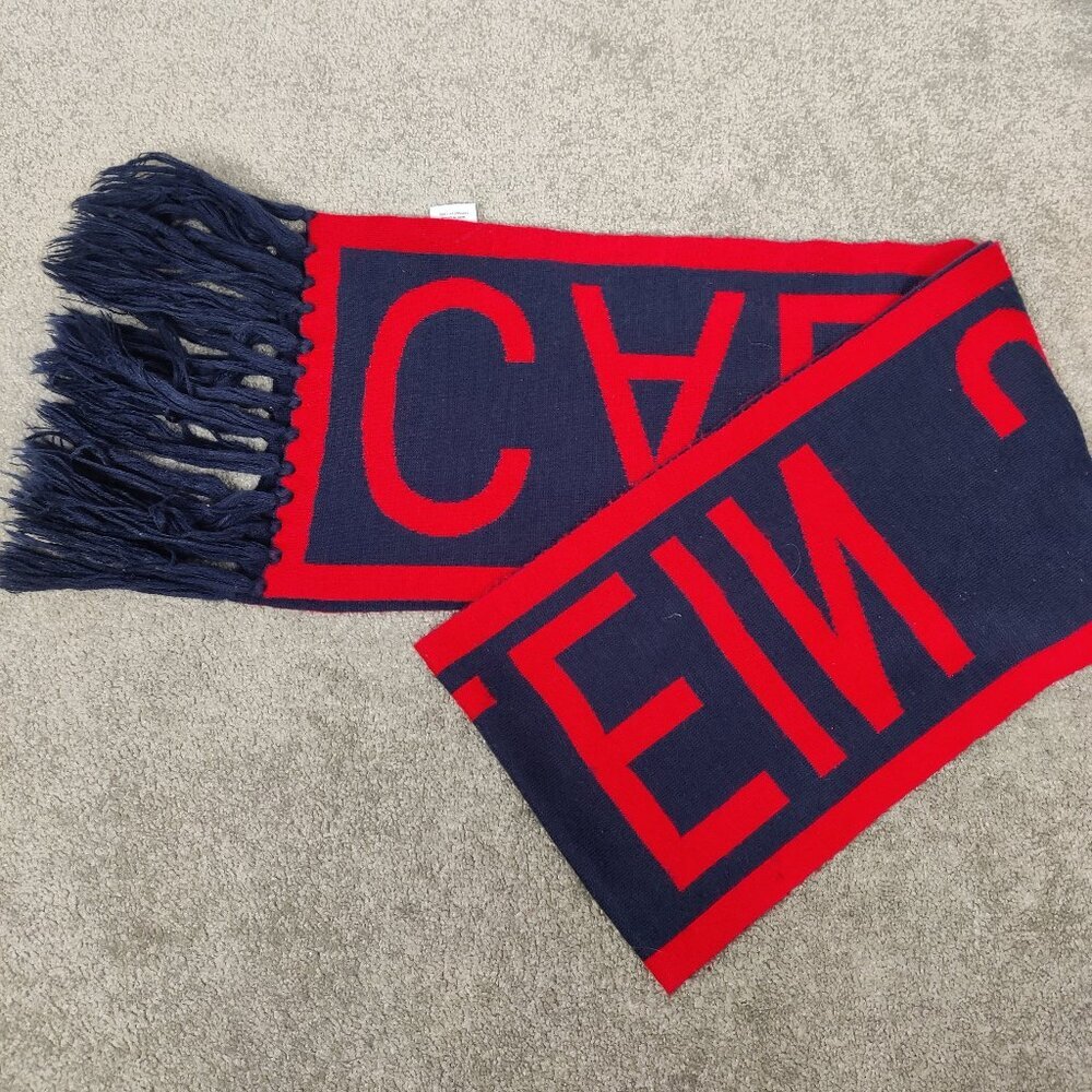 Calvin Klein Jeans Unisex Winter Scarf Red Blue Nautical Winter Cold Weather
